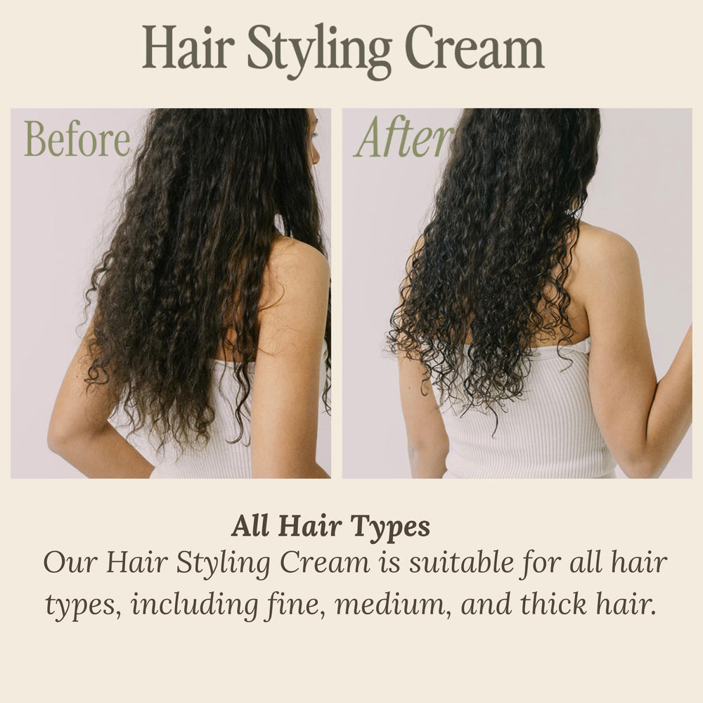 SALEE styling cream adds shine and hydration without weighing hair.