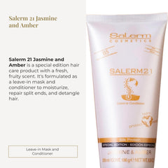 SALERM 21 Jazmín-Ámbar Textura crema: aplicación suave que hidrata profundamente.