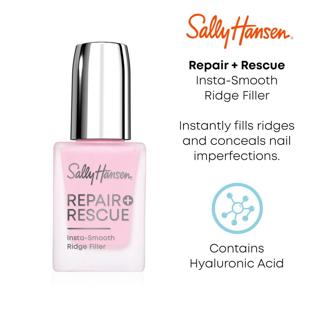 Ingrediente ácido hialurónico en Sally Hansen para hidratación de las uñas.