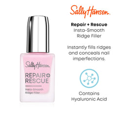 Ingrediente ácido hialurónico en Sally Hansen para hidratación de las uñas.