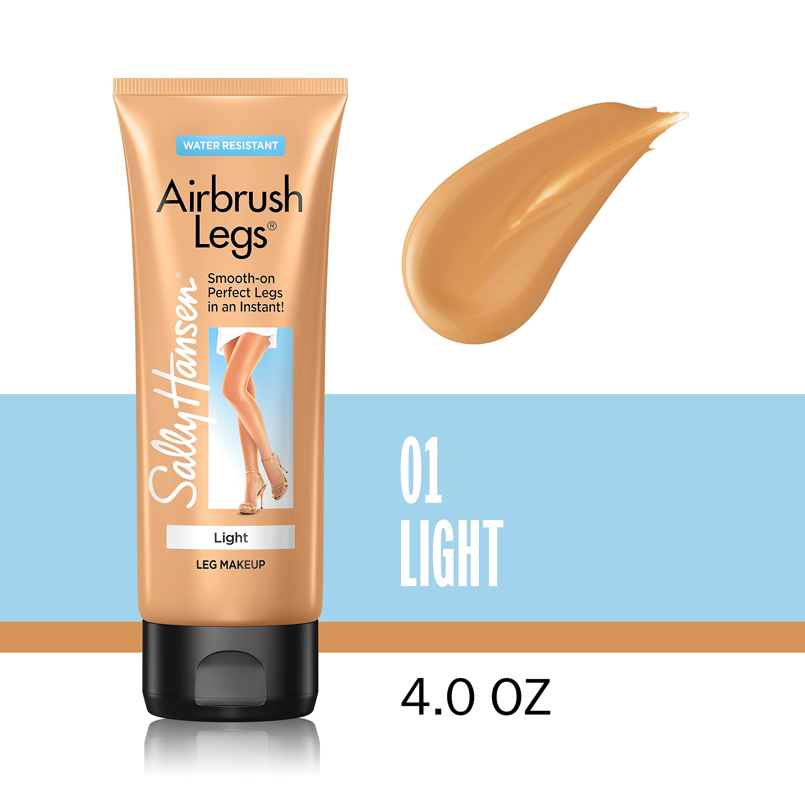 Sally Hansen Airbrush Legs ofrece cobertura de imperfecciones para tono parejo.