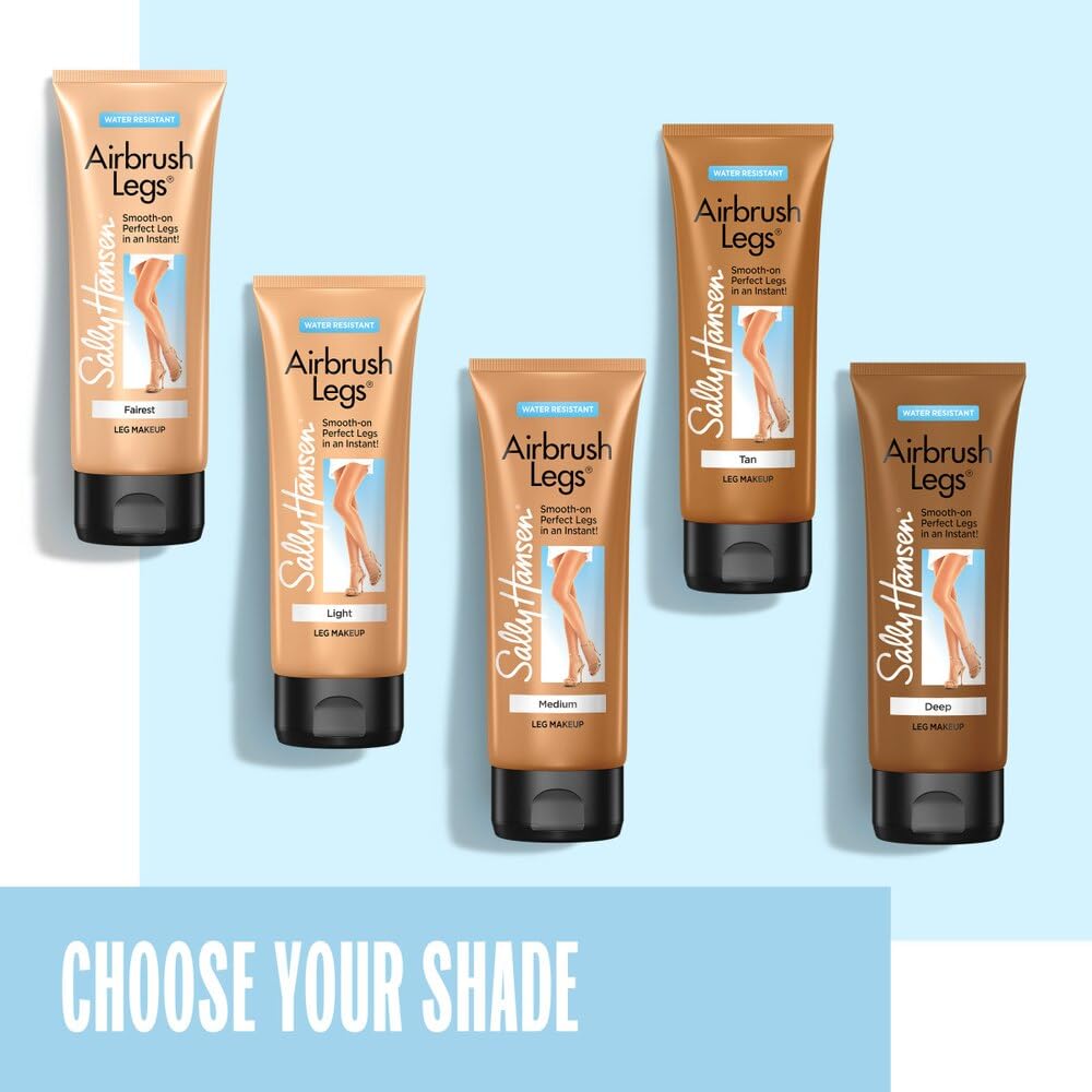 Sally Hansen Airbrush Legs estimula microcirculacion para piernas con aspecto tonificado.