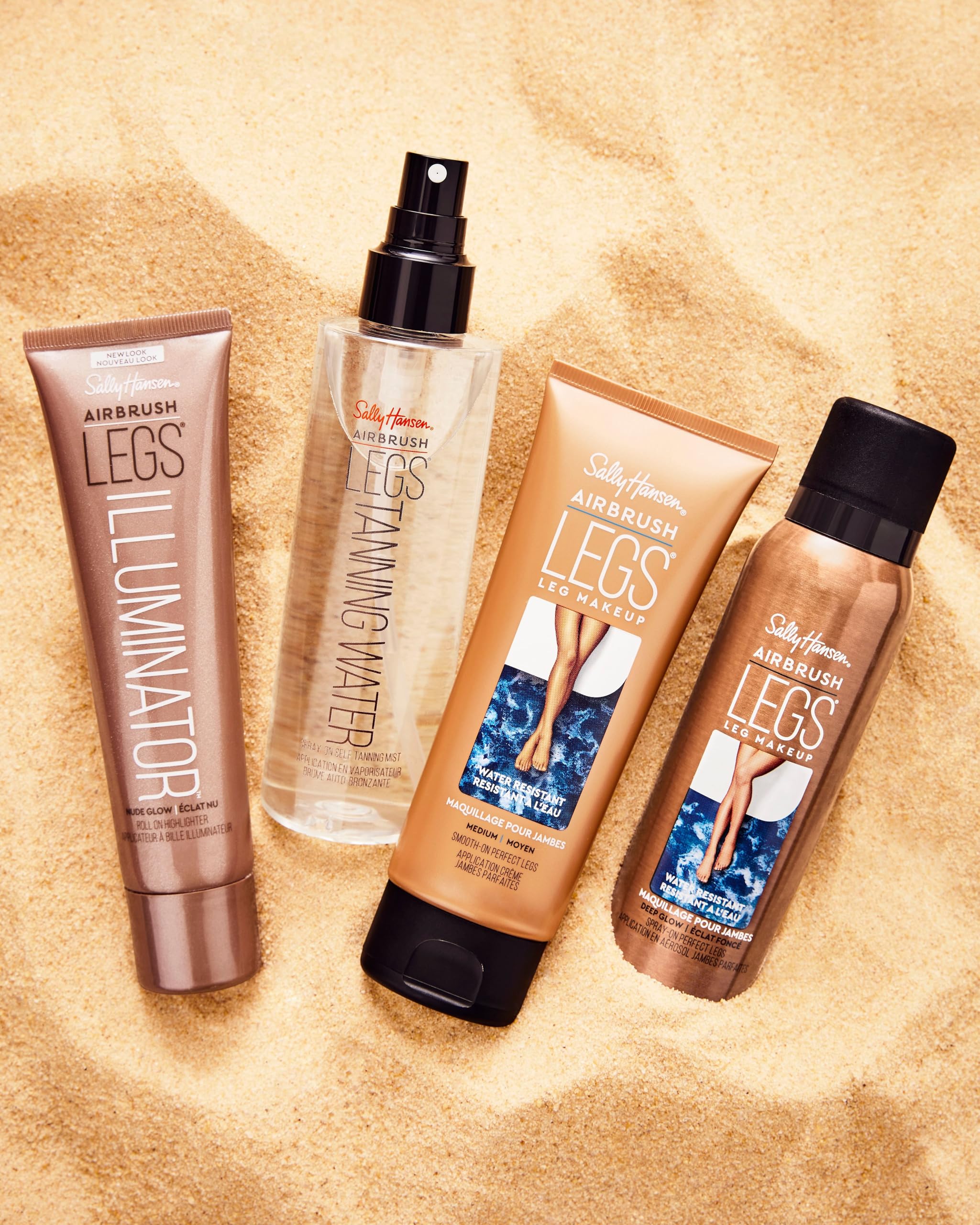 Sally Hansen Airbrush Legs uso diario para ocultar venas y manchas leves.