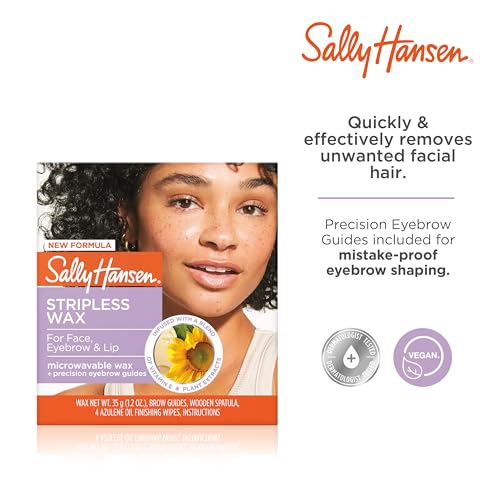 Sally Hansen Azulene Oil Wipes to remove wax and soothe skin.