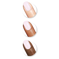 Sally Hansen Color Therapy brush stroke application demonstrates easy two-coat coverage.