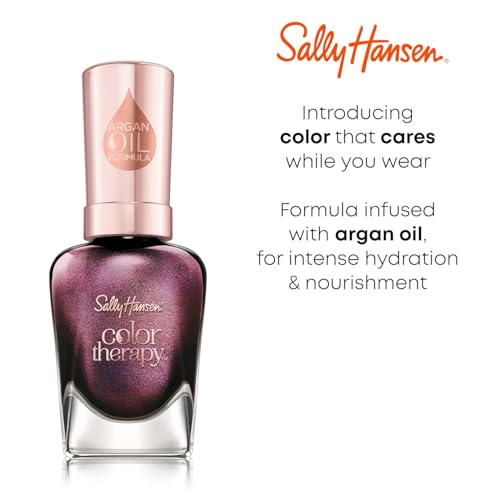 Sally Hansen Color Therapy salon gloss finish on nails looks professional.