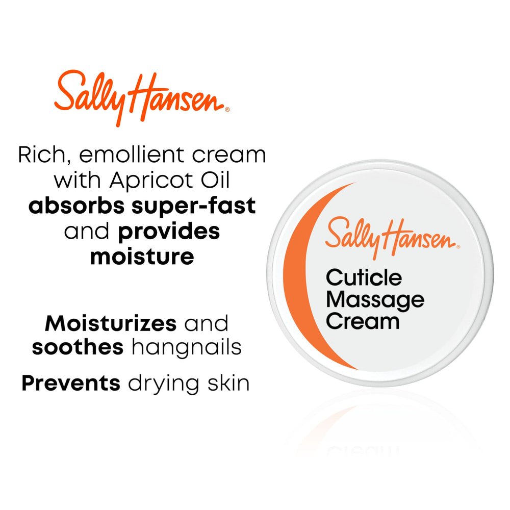 Cream massaged into nails shows fast-absorbing, lightweight feel.