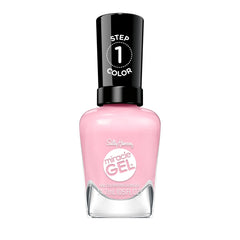 Sally Hansen Gel Milagro Rosa, botella rosa crema para tono suave y duradero