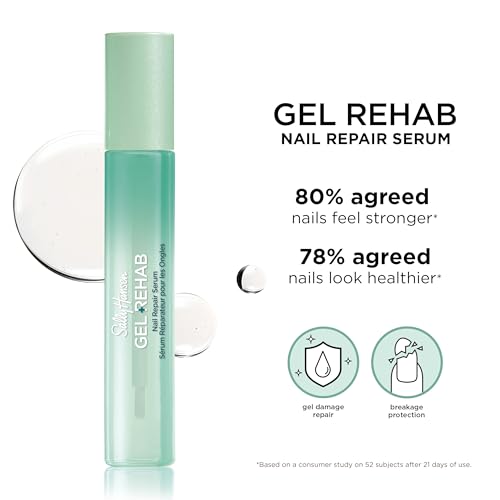 Sally Hansen Gel Rehab: diseño compacto, ideal para llevar en cualquier bolso.