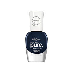 Sally Hansen Good. Kind. Pure. 365 Blueberry Tart bottle shows a rich navy shade for elegant nails.