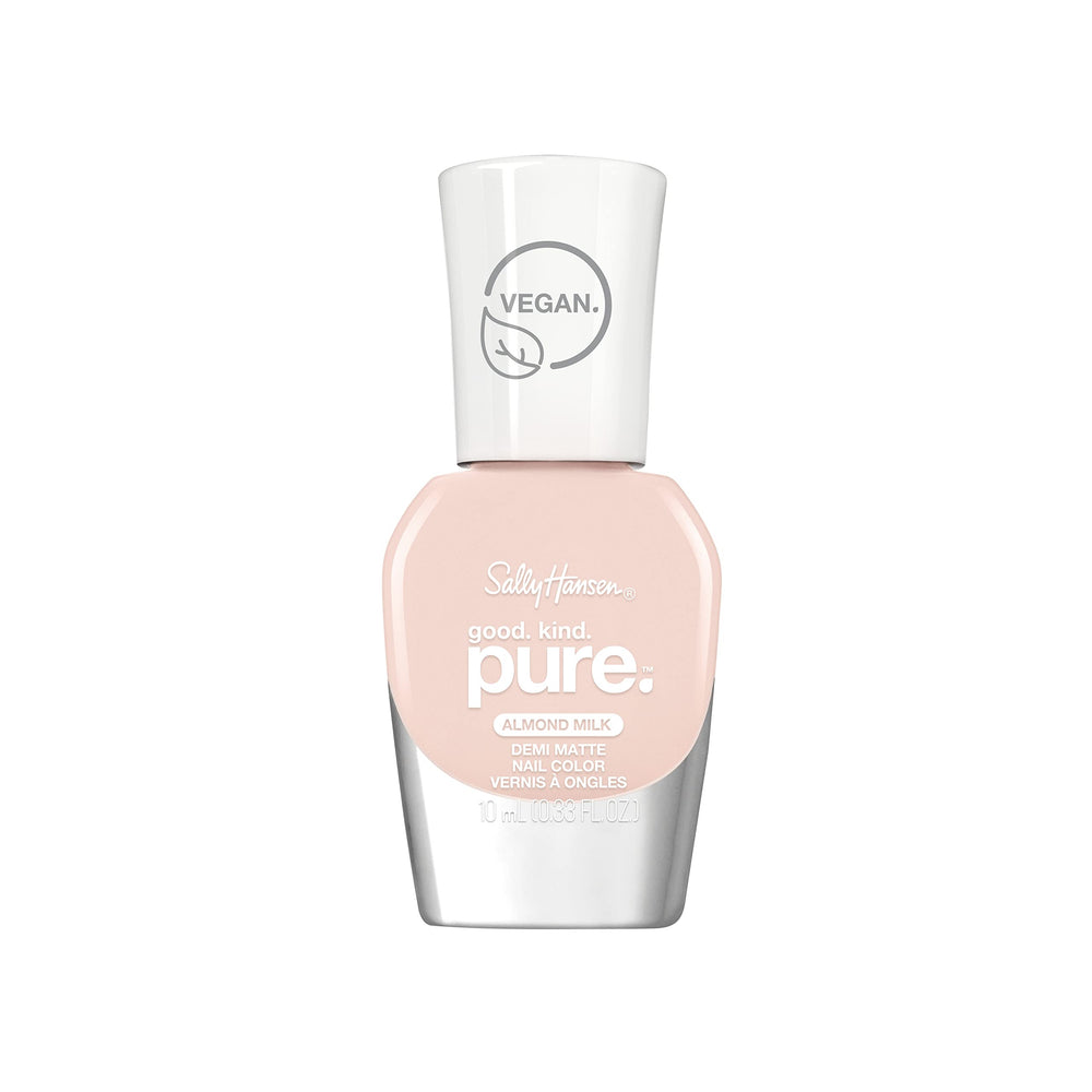 Sally Hansen Good. Kind. Pure. nail polish bottle with vegan formula for a smooth finish.