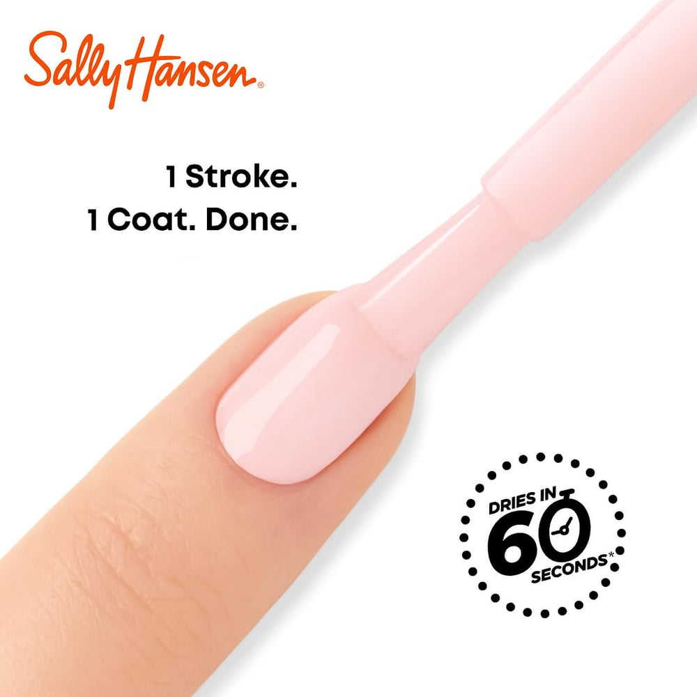 Esmalte 315 fucsia opaco, cobertura uniforme en una o dos capas.