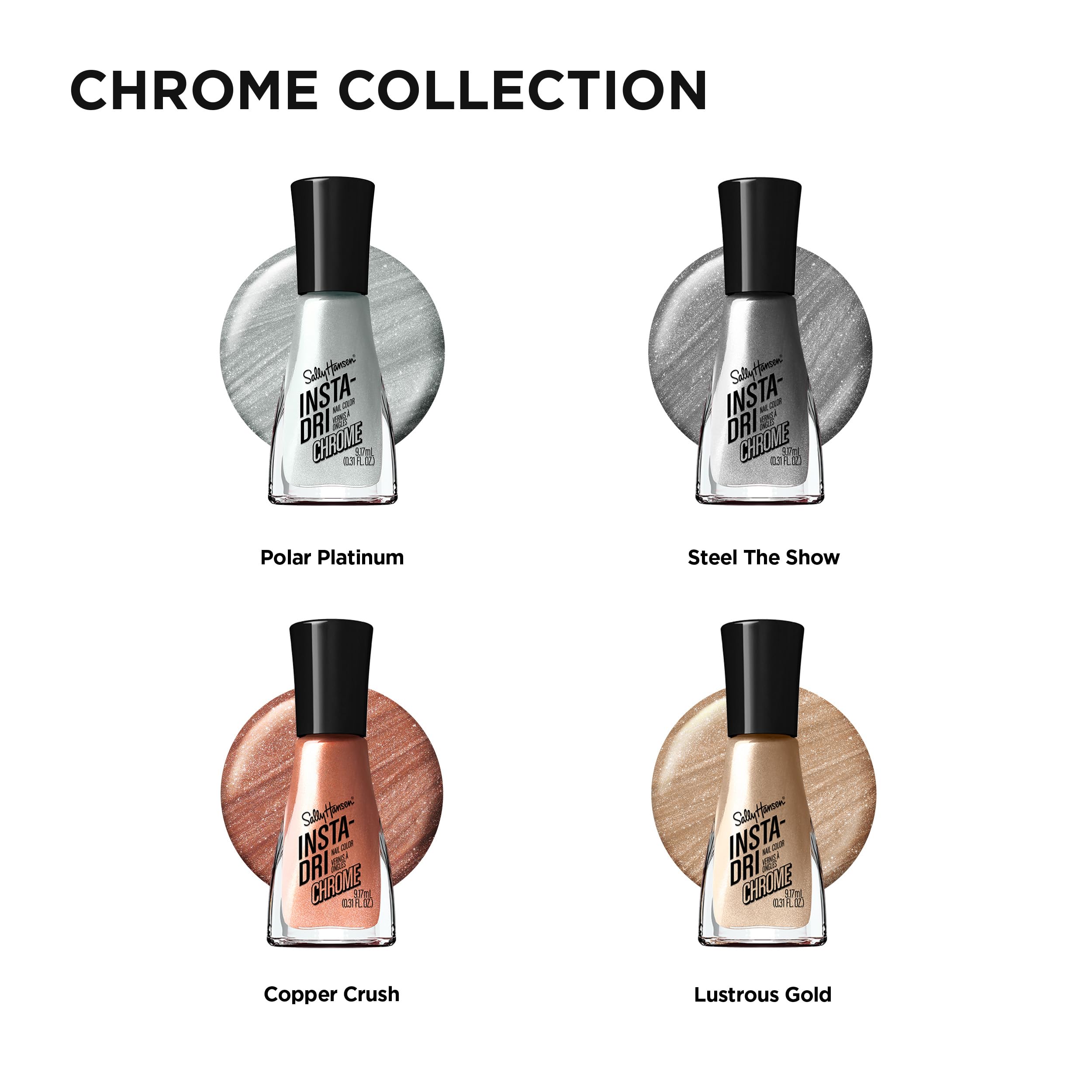 Sally Hansen Insta-Dri dries in 60 seconds with no smudge