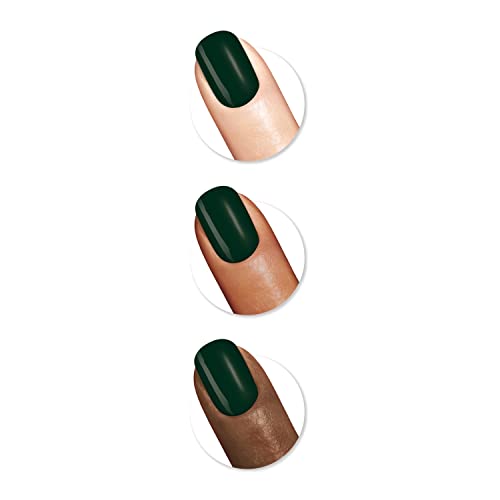 Sally Hansen Insta-Dri C-hill Out color swatch demonstrates vibrant green opacity