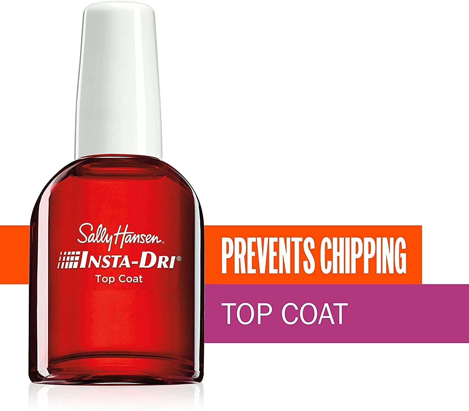 Sally Hansen Insta-Dri chip-free wear over manicure