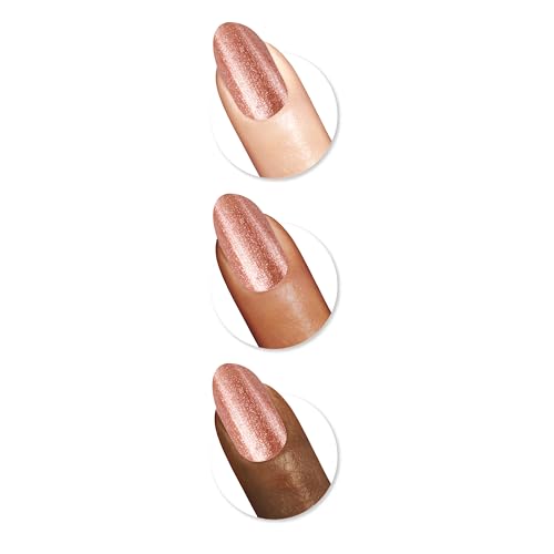 Close-up of 60-second dry formula for Copper Crush chrome top coat