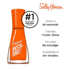 Sally Hansen Insta Dri 60-second dry nails on fingertips after application.