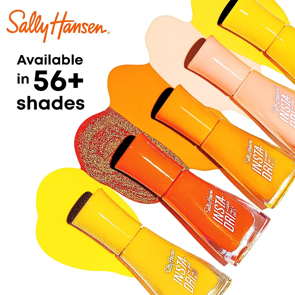 Sally Hansen Insta Dri My Ca-banana bottle with travel-friendly packaging.