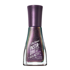 Sally Hansen Insta-Dri Galactic Lunar Love bottle with holographic shimmer for quick dazzling manicures.
