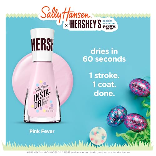Sally Hansen Insta-Dri Hershey's Eggs packaging—candy-inspired manicure idea.