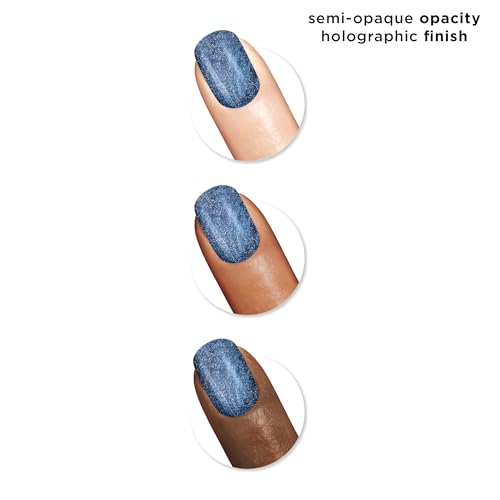 Sally Hansen Insta-Dri Holo-Glow holo-sheen shimmering on tips