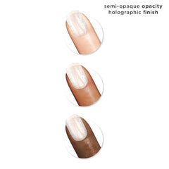 Sally Hansen Insta-Dri Holo-Glow swatches reveal semi-opaque, radiant shimmer