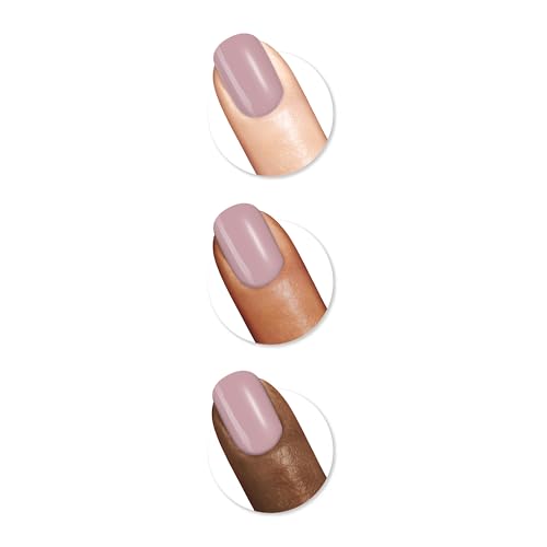 Sally Hansen Insta-Dri Hurry Plum swatch shows opaque glossy finish.