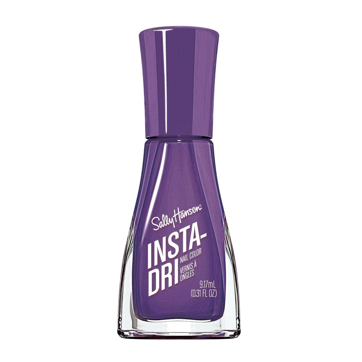 Sally Hansen Insta-Dri Mind Blending bottle closeup—fast-drying formula in action.