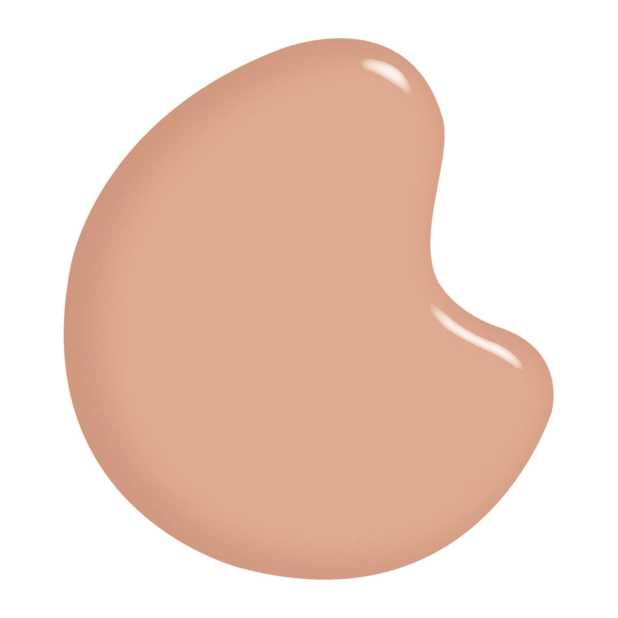 Sally Hansen Insta-Dri Instant Coffee swatch on nail highlighting opaque, glossy finish.