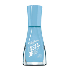 Sally Hansen Insta-Dri 489 Up in the Clouds bottle drying in seconds for quick mani.