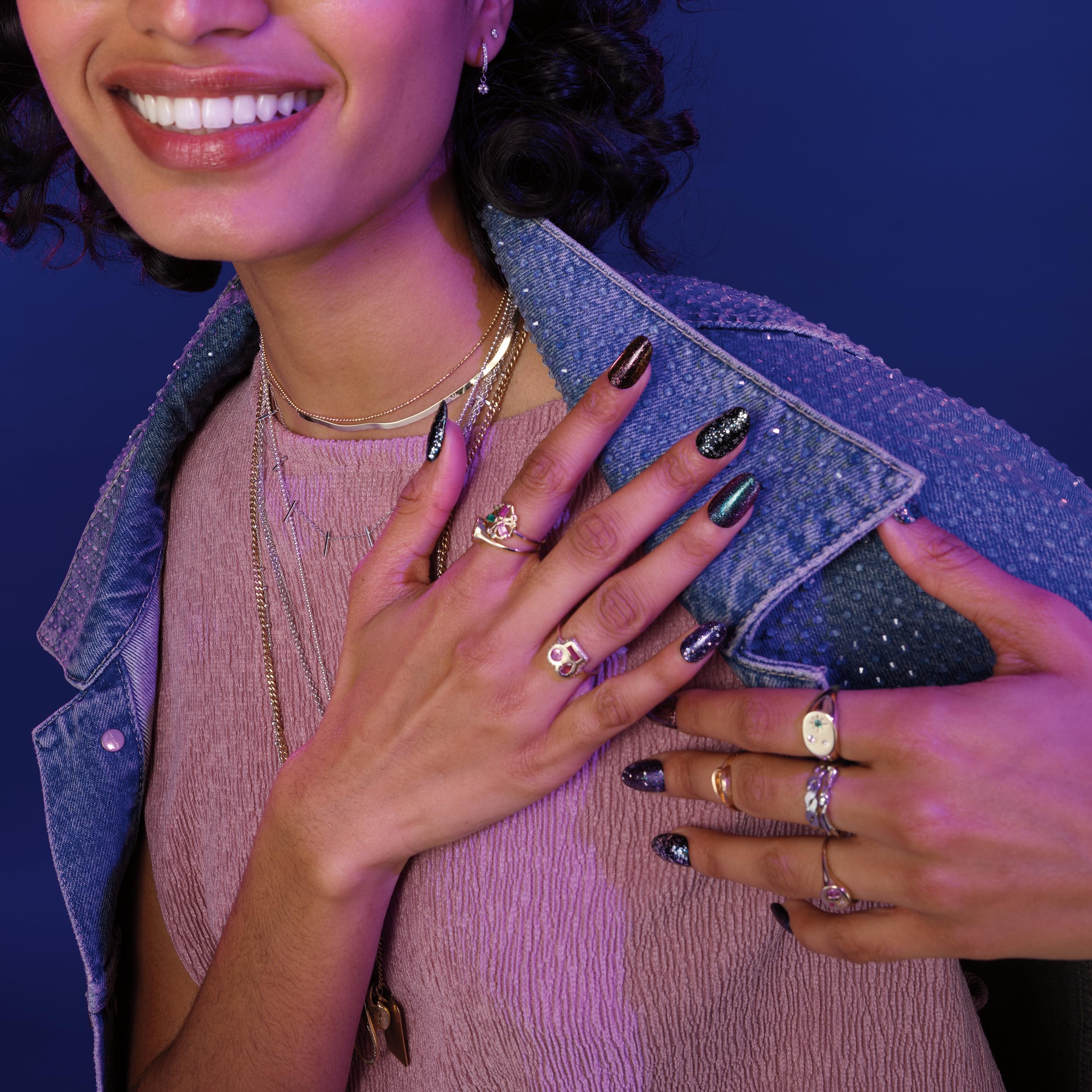 Sally Hansen Insta-Dri opaque chrome shade with rich coverage in one coat