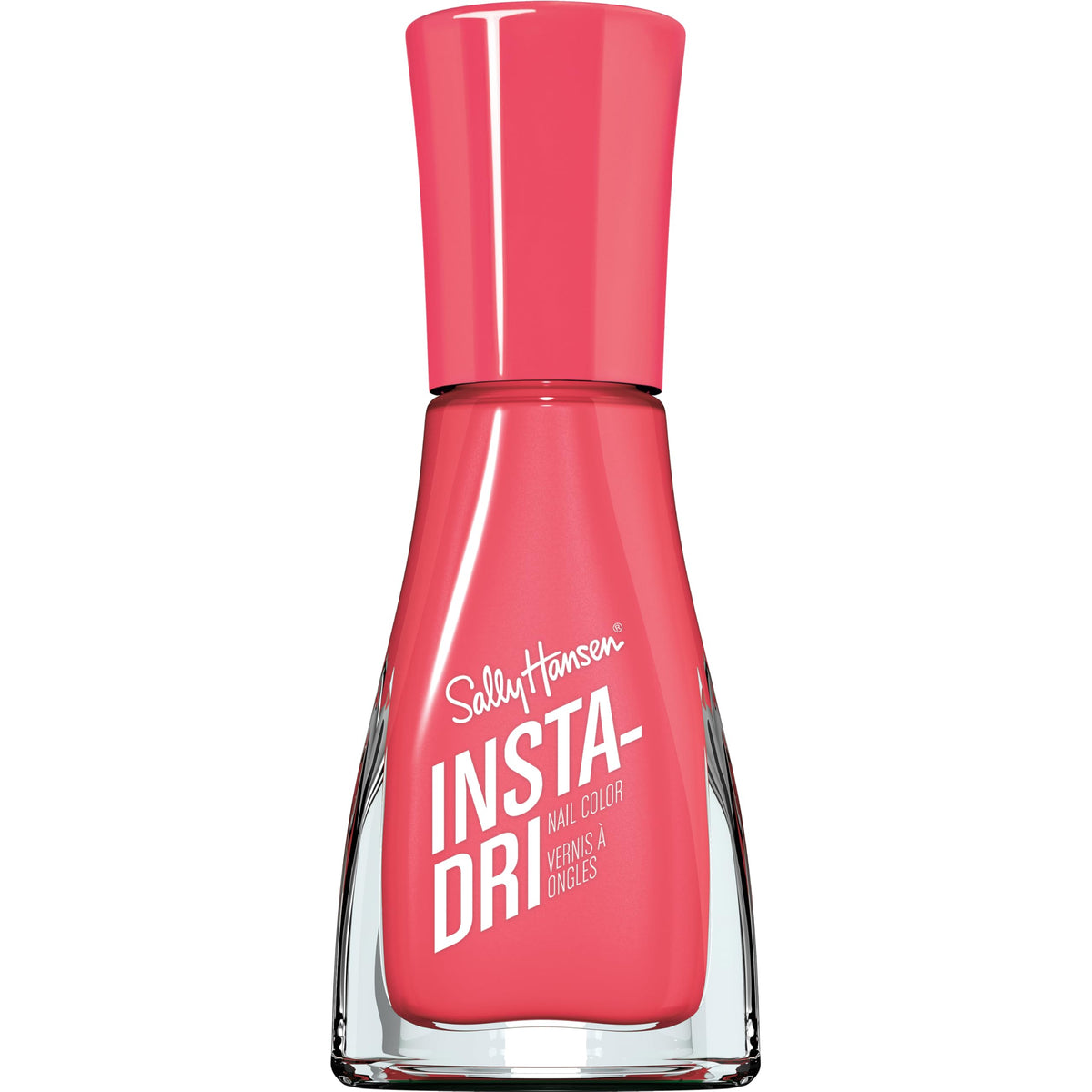 Sally Hansen Insta-Dri Peachy Breeze, bote de esmalte con cobertura rápida y brillo duradero.