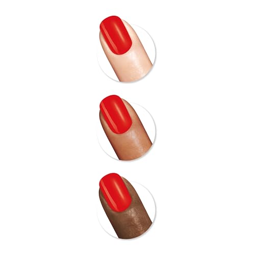 Sally Hansen Insta-Dri precision brush applying a smooth coat.