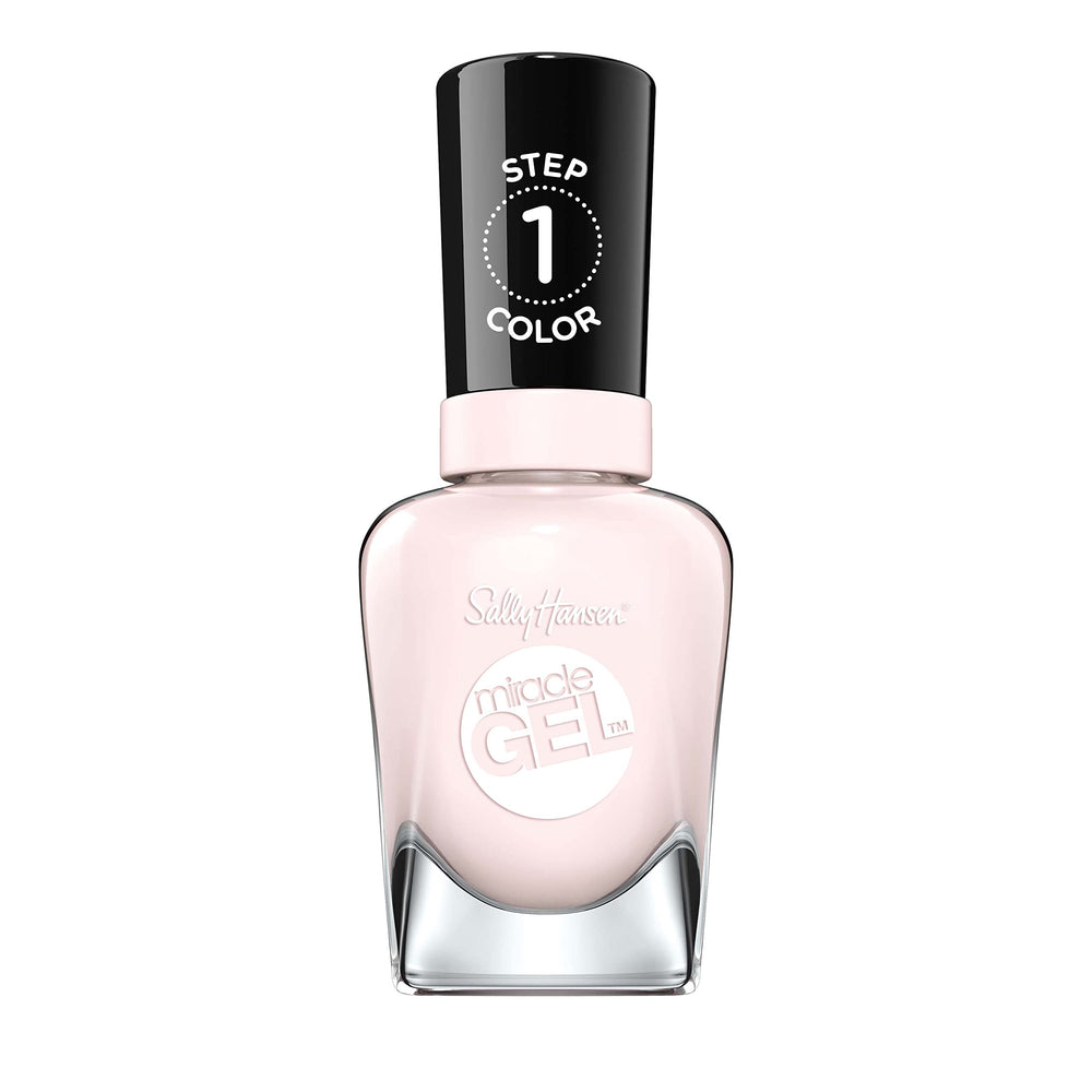 Sally Hansen Miracle Gel 247 Little Peony shade on nails for a glossy, durable finish