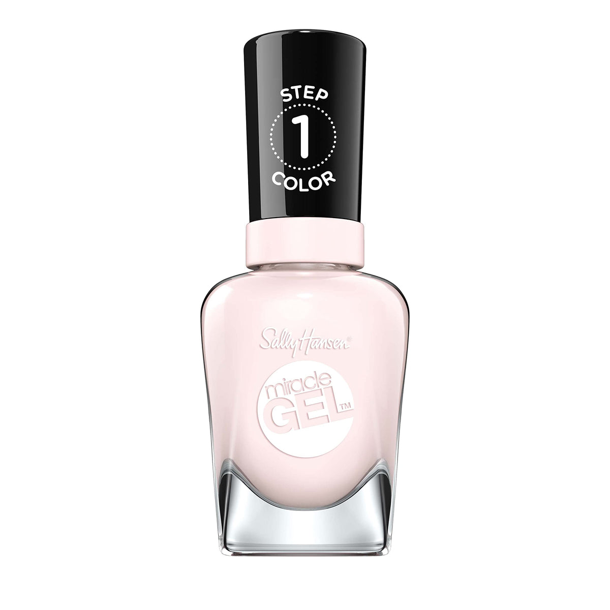 Sally Hansen Miracle Gel 247 Little Peony shade on nails for a glossy, durable finish