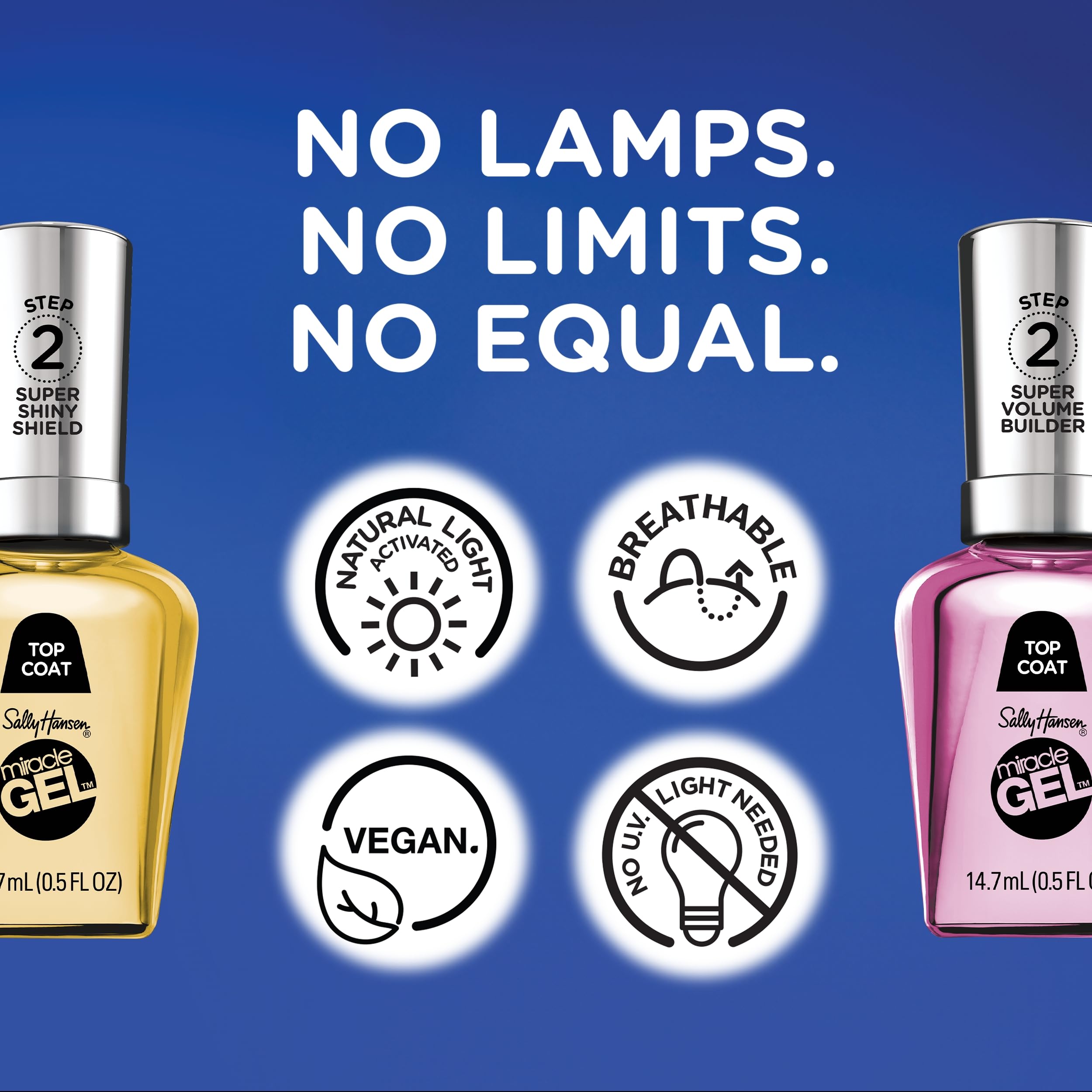 Sally Hansen Miracle Gel: aplicación rápida para retoques y salidas.