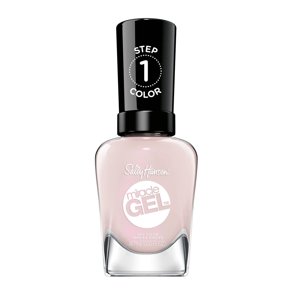 Sally Hansen Miracle Gel: bote de color con acabado claro para uñas brillantes