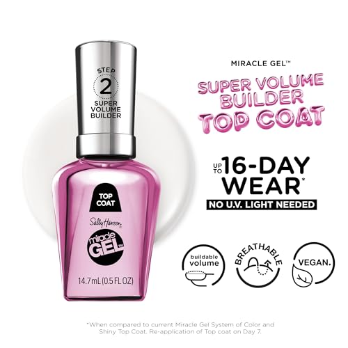 Sally Hansen Miracle Gel textura que aporta volumen visible
