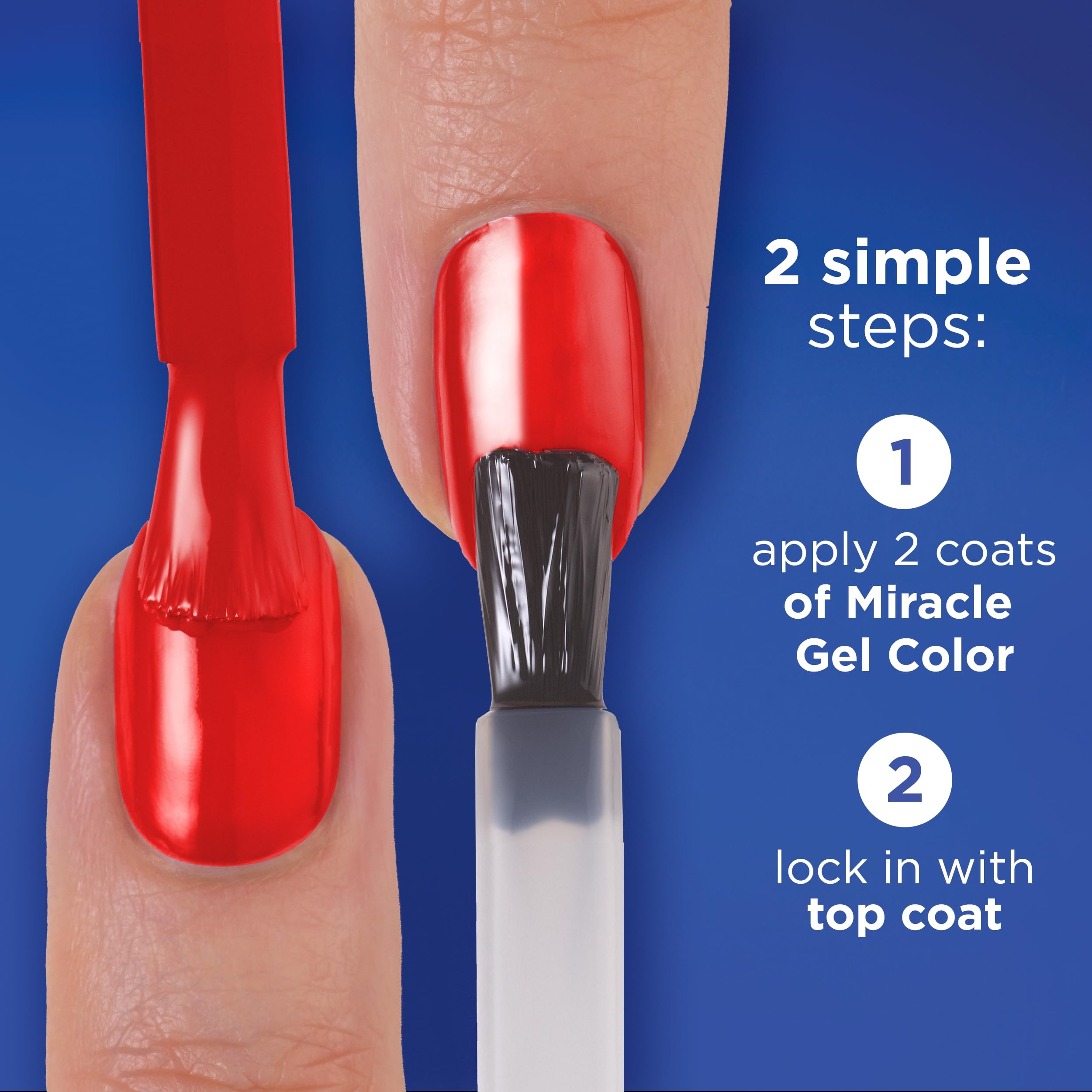 Sally Hansen Miracle Gel manos con uñas más voluminosas en segundos
