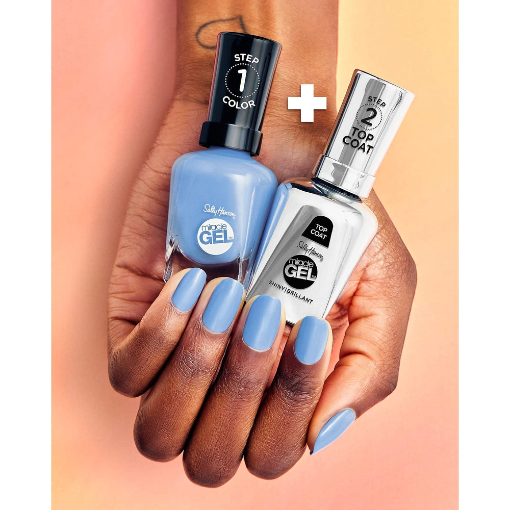 Sally Hansen Miracle Gel demonstrates a simple two-step system.