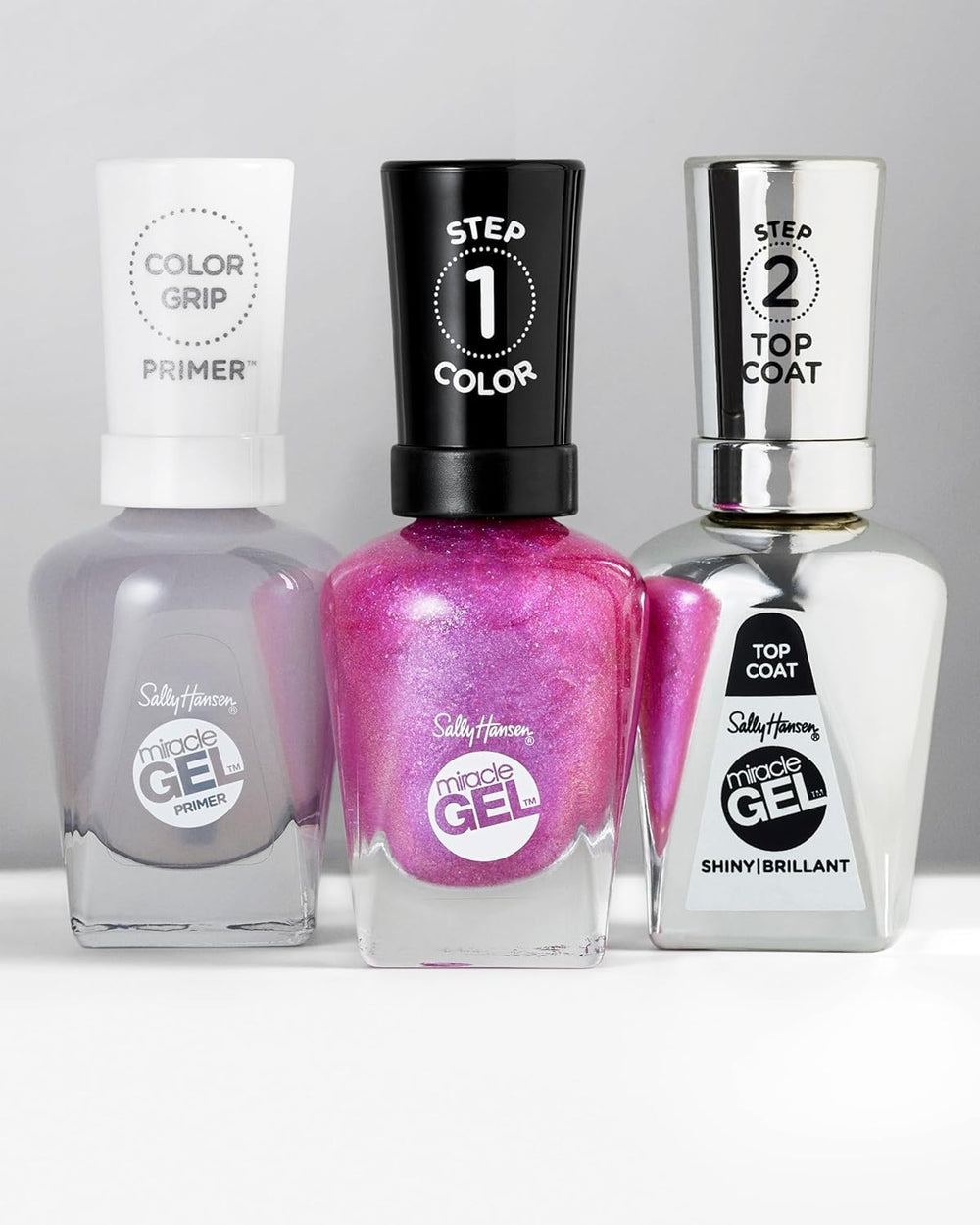 Sally Hansen Miracle Gel color plus top coat for extended shine