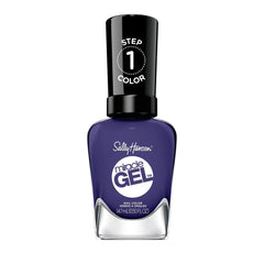 Sally Hansen Miracle Gel Desert Reign color swatch shows rich long-lasting purple shine.