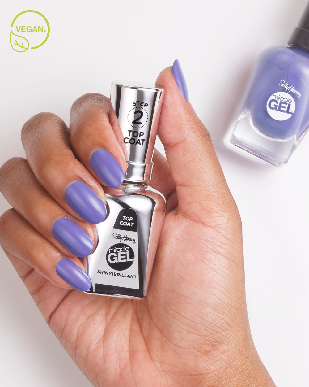 Sally Hansen Miracle Gel: retirada fácil en dos pasos.