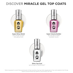 Sally Hansen Miracle Gel: sin lámpara UV para comodidad.