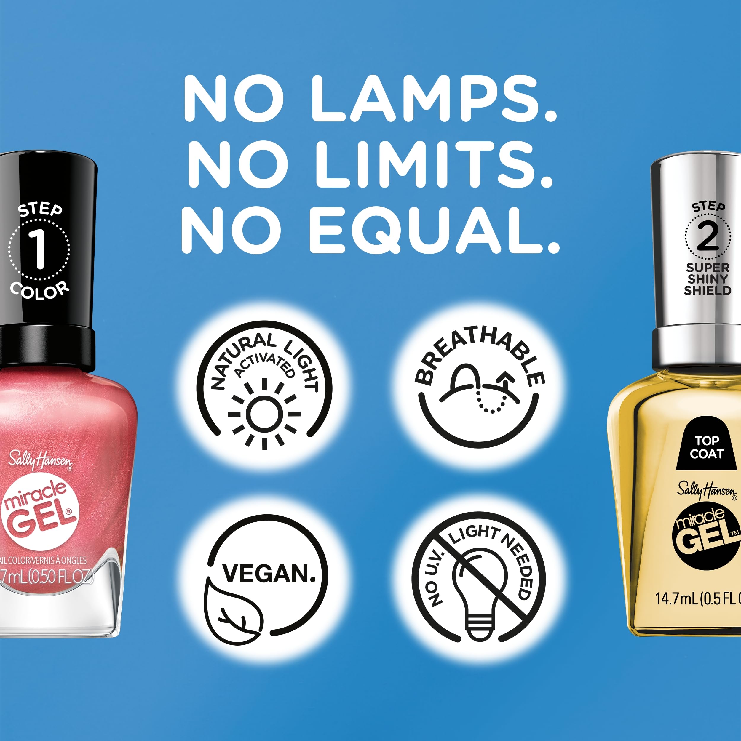 Sally Hansen Miracle Gel, colección de tonos rosados 8