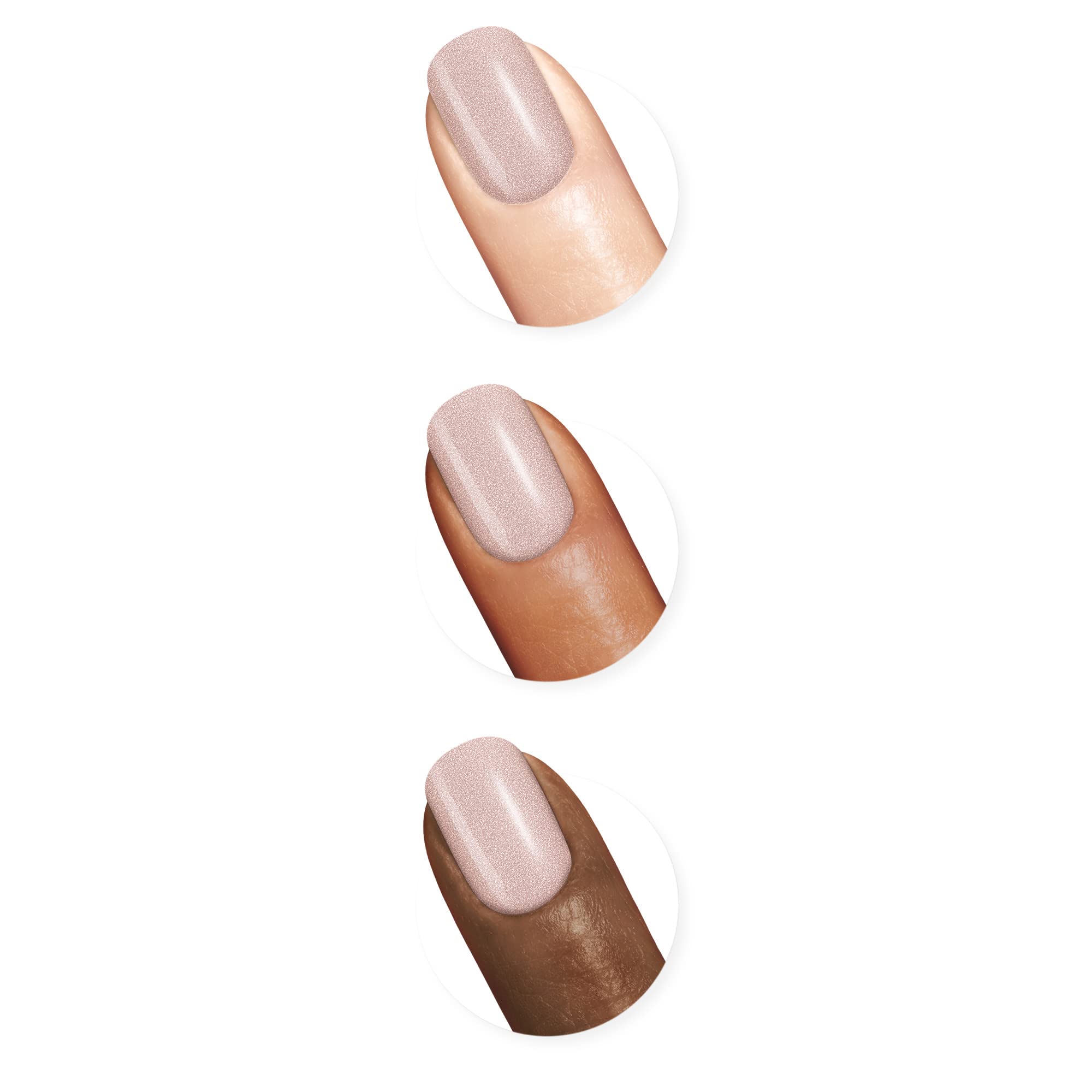 Sally Hansen Miracle Gel top coat brush applying smooth shine.