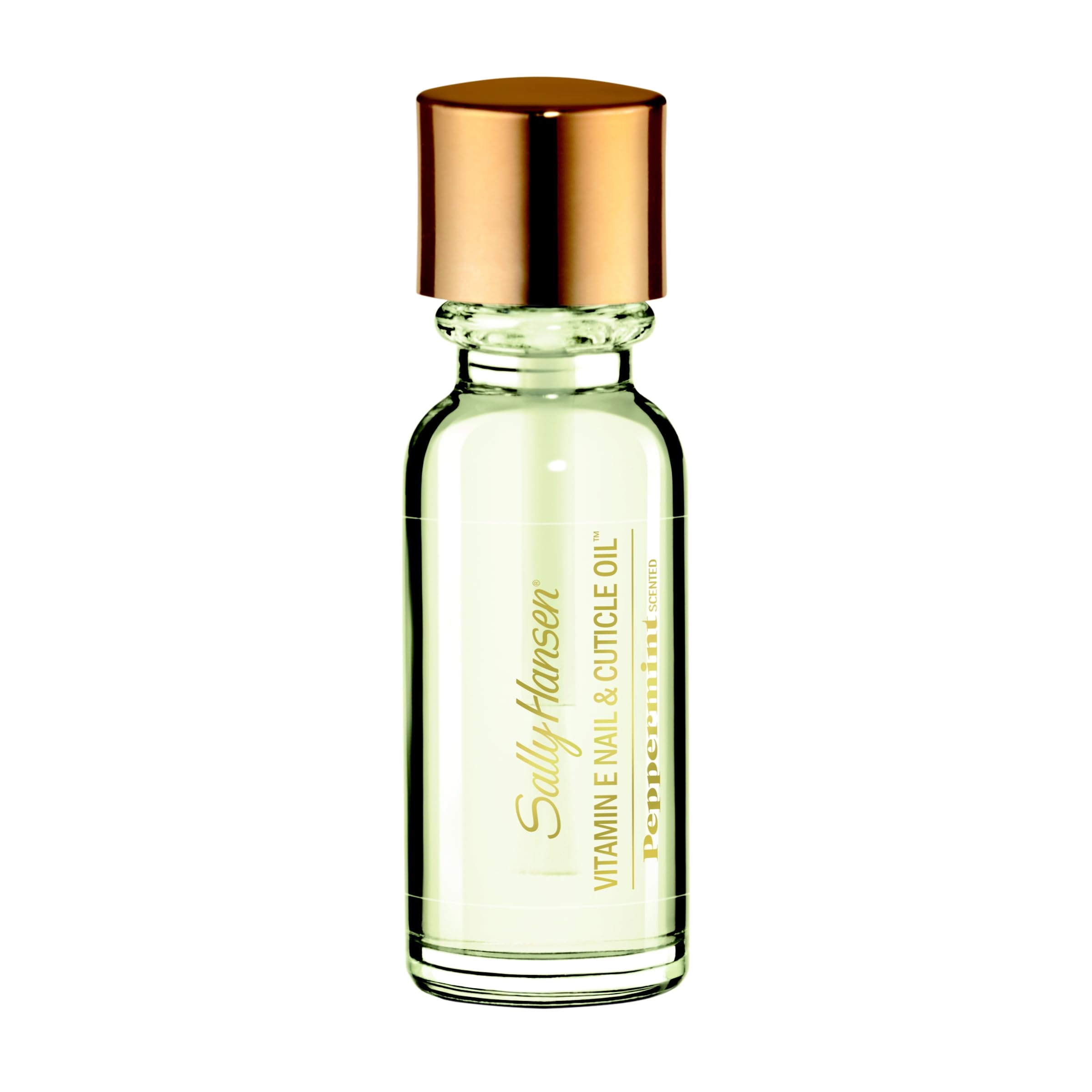 Sally Hansen Nail Oil bottle pour showing easy application for nourishment