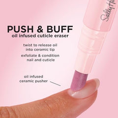 Sally Hansen Push y Buff punta texturada cerámica para suavizar