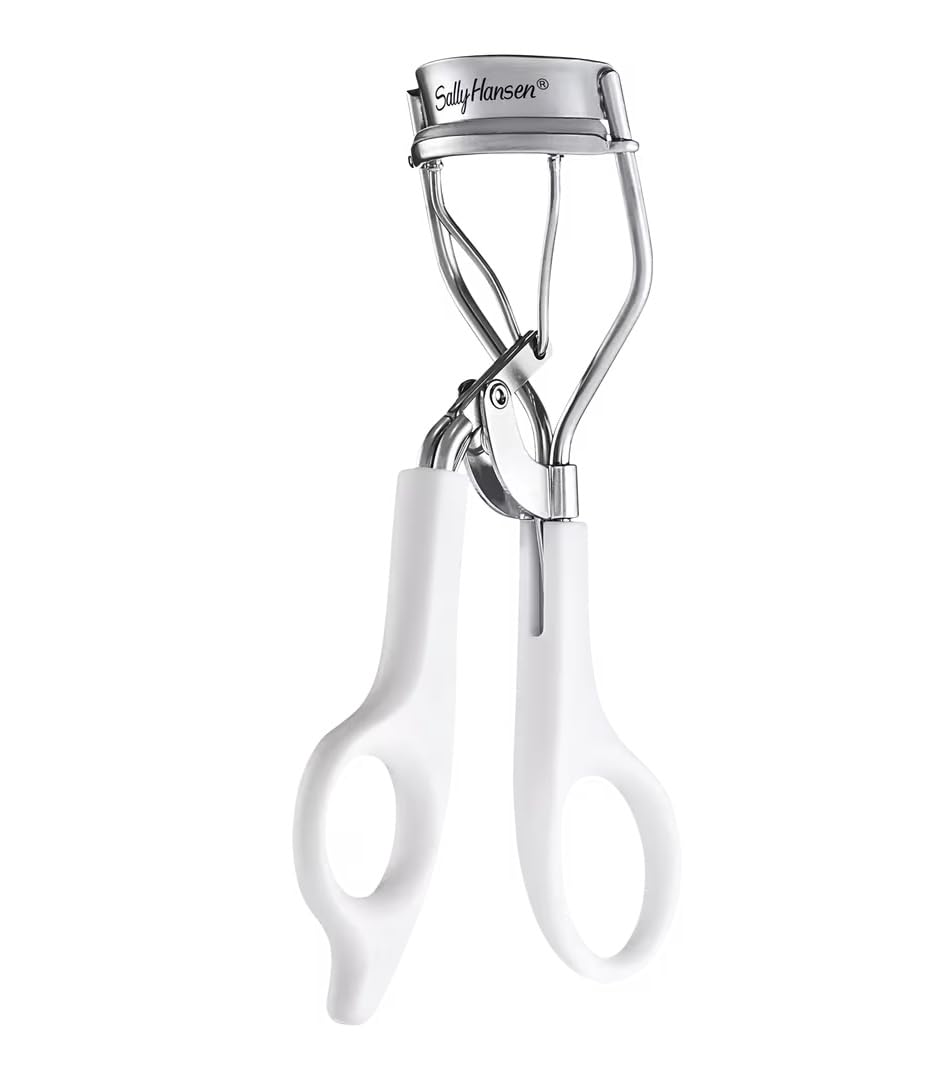 Sally Hansen curved hinge close-up highlights pinch-free design and easy control