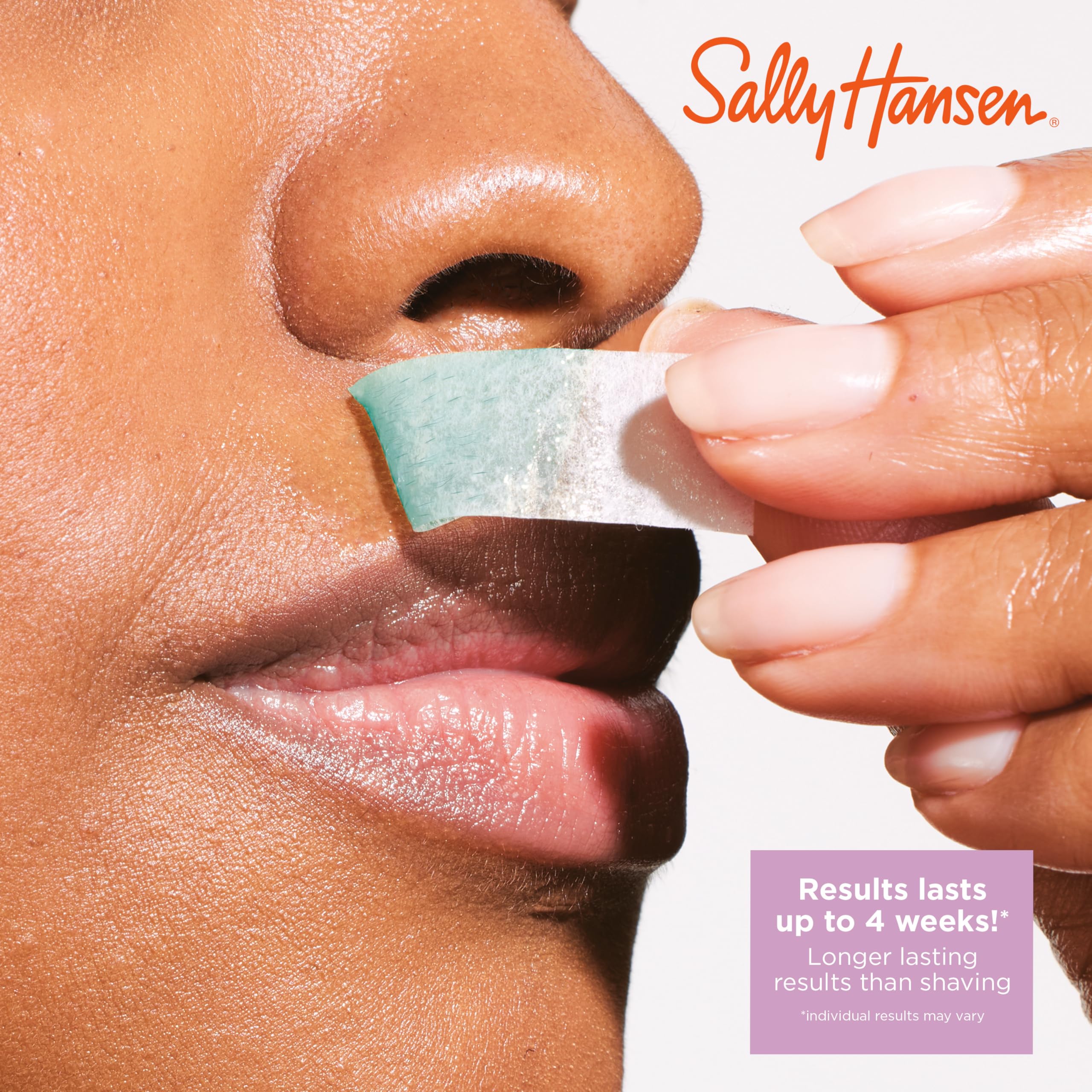 Sally Hansen Snip and Use Wax Strips designed for face and bikini line